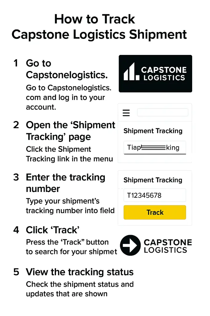 How to Find Your Capstone Logistics Tracking 