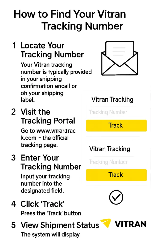 How to Find Your Vitran Tracking