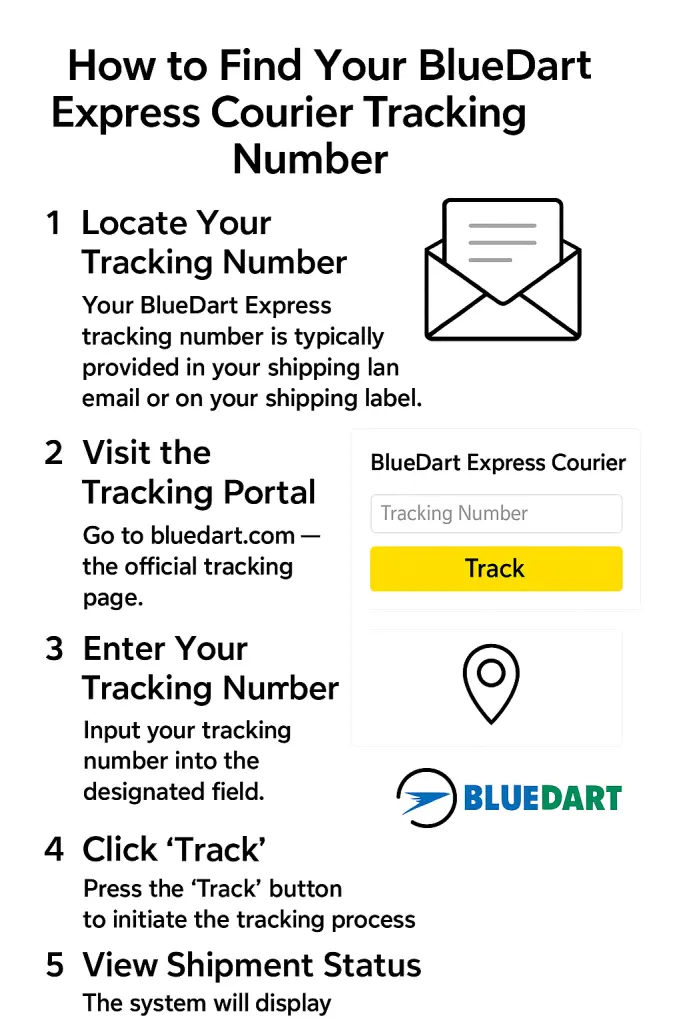 How to Find Your BlueDart Express Courier Tracking