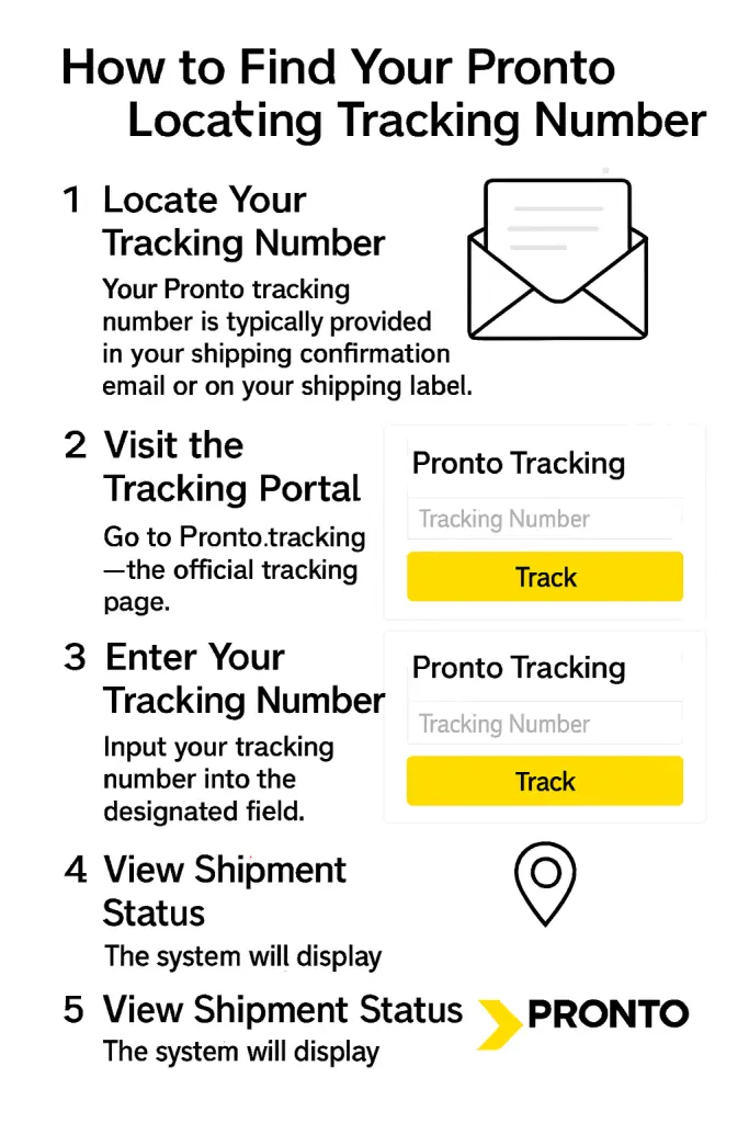 How to Find Your Pronto Tracking