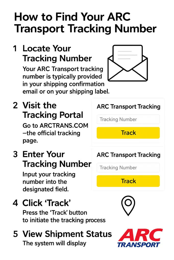 How to Find Your ARC Transport Tracking