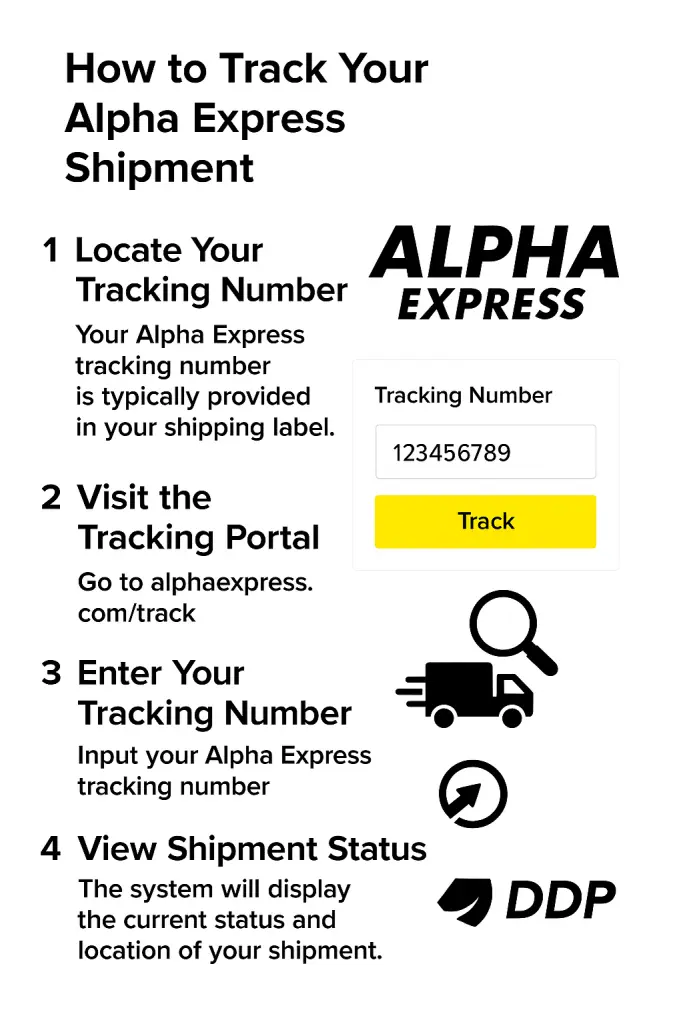 How to Find Your Alpha Express Tracking