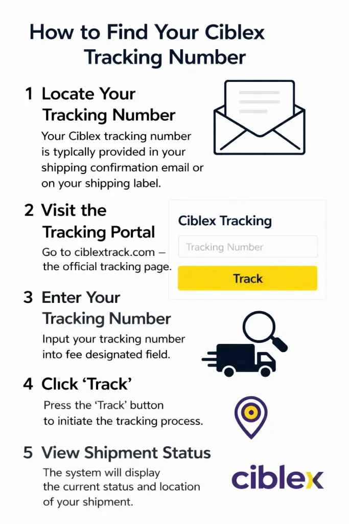 How to Find Your Ciblex Tracking