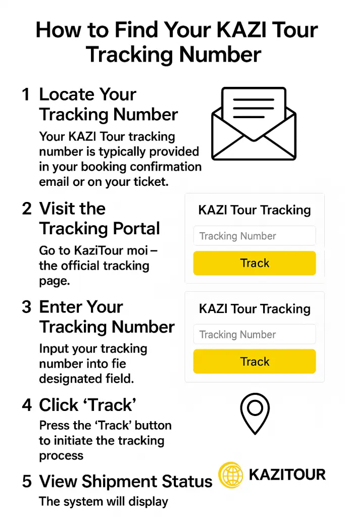 How to Find Your KAZI Tour Tracking
