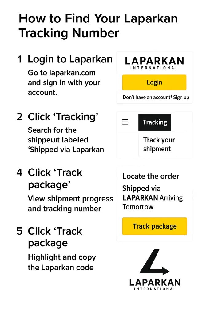 How to Find Your Laparkan Tracking