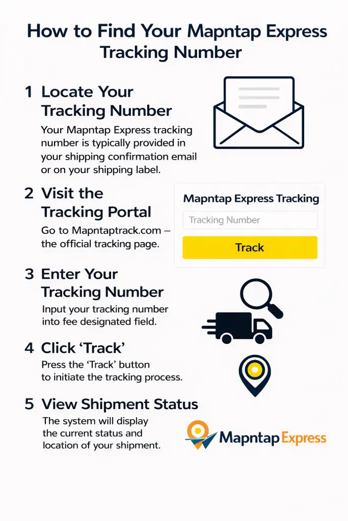 How to Find Your Mapntap Express Tracking
