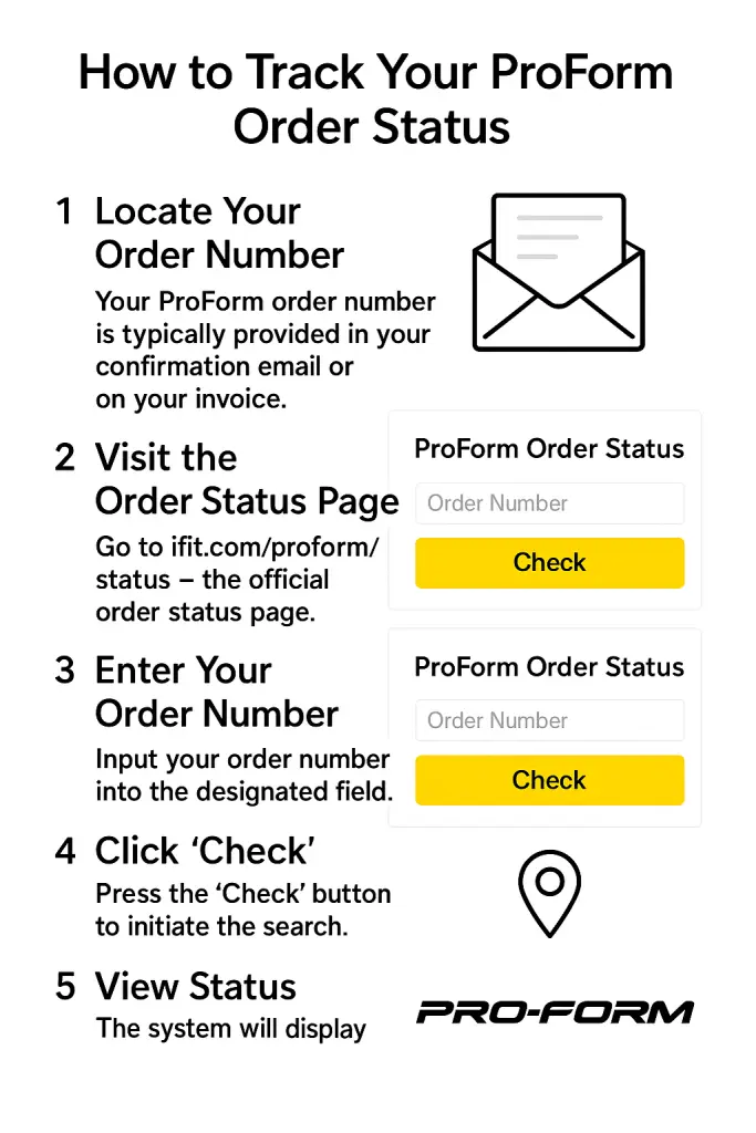 How to Find Your Proform Order Status Tracking