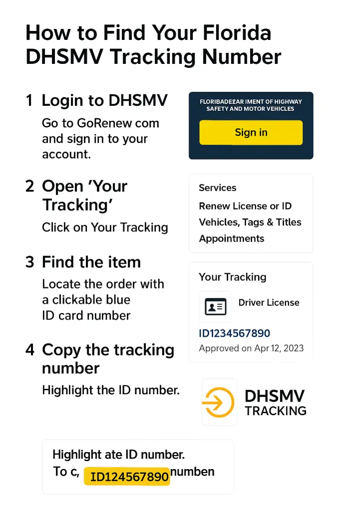 How to Find Your DHSMV Tracking