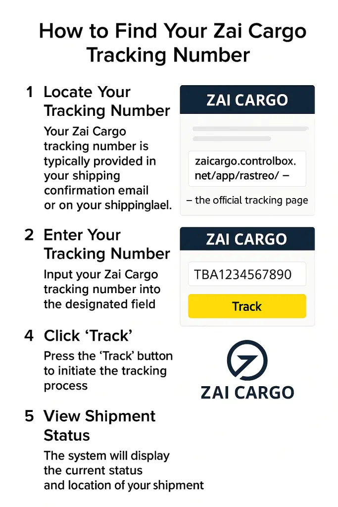 How to Find Your Zai Cargo Tracking